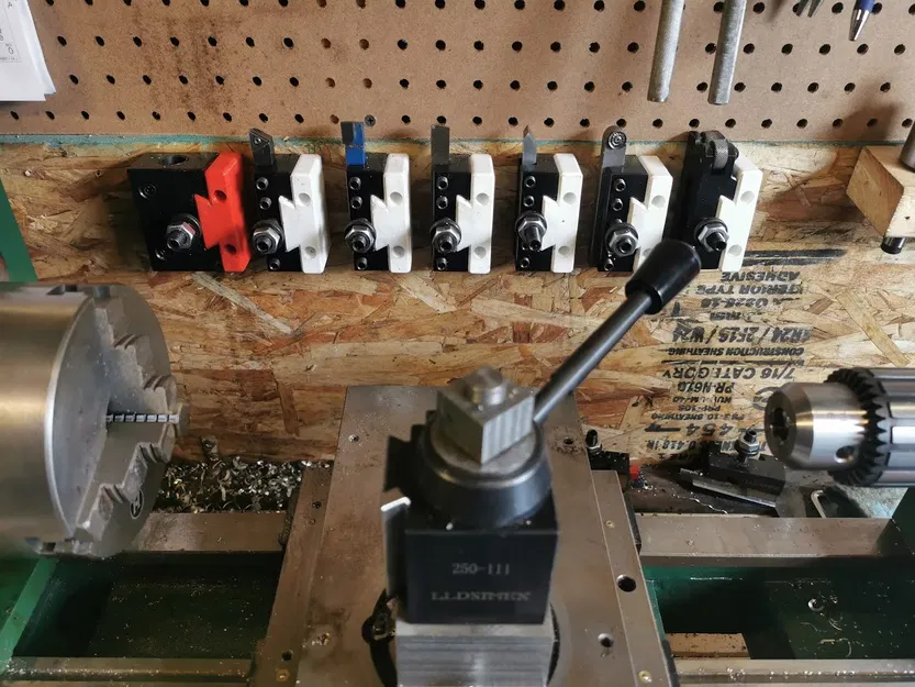 Giá đỡ công cụ thay đổi nhanh gắn tường cho máy tiện 6"-12 - Image 1