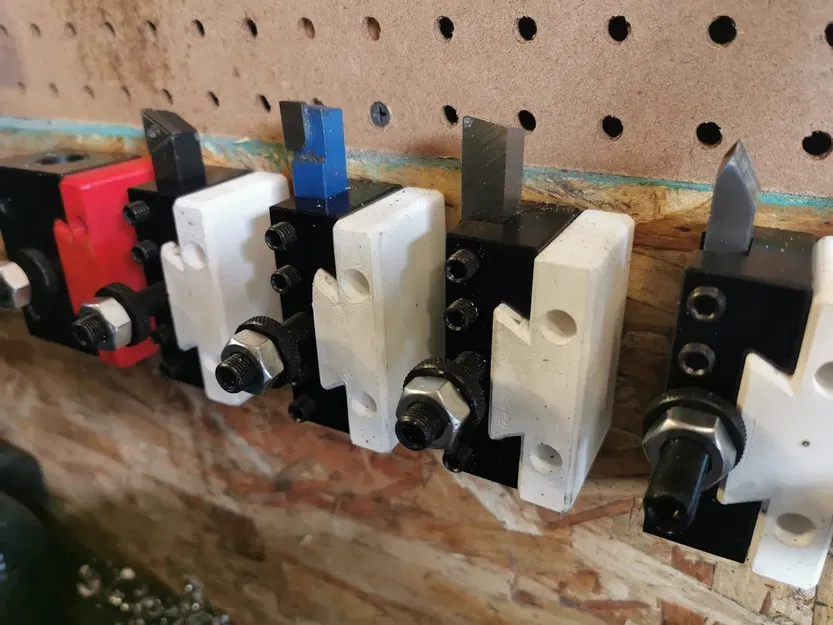 Giá đỡ công cụ thay đổi nhanh gắn tường cho máy tiện 6"-12 - Image 3