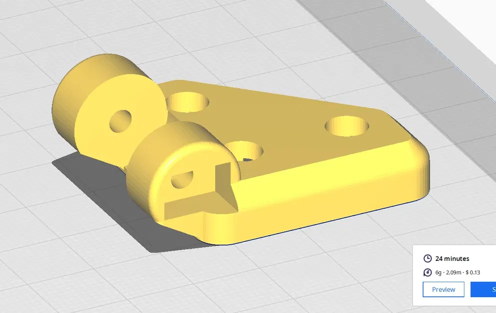 Cái bản lề góc tấm 2020 xoay 180 độ cho máy in 3D V1E - Image 3