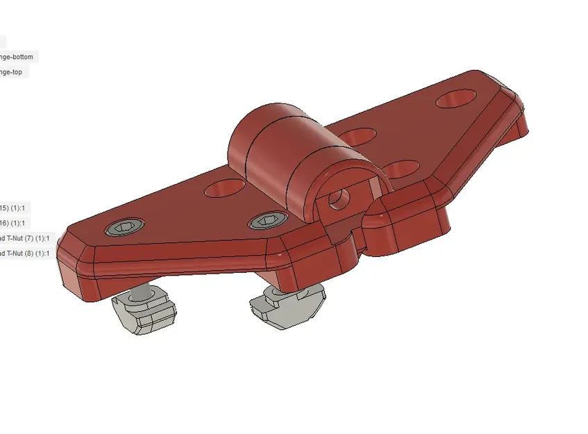 Cái bản lề góc tấm 2020 xoay 180 độ cho máy in 3D V1E - Image 4