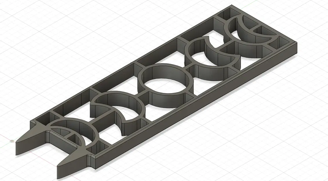 Giá đỡ cây trồng hình mặt trăng với các pha của nó - Image 2