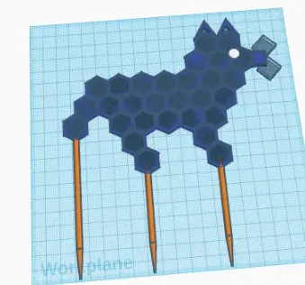 Giá đỡ cây hình chó Corgi dễ thương - Image 2