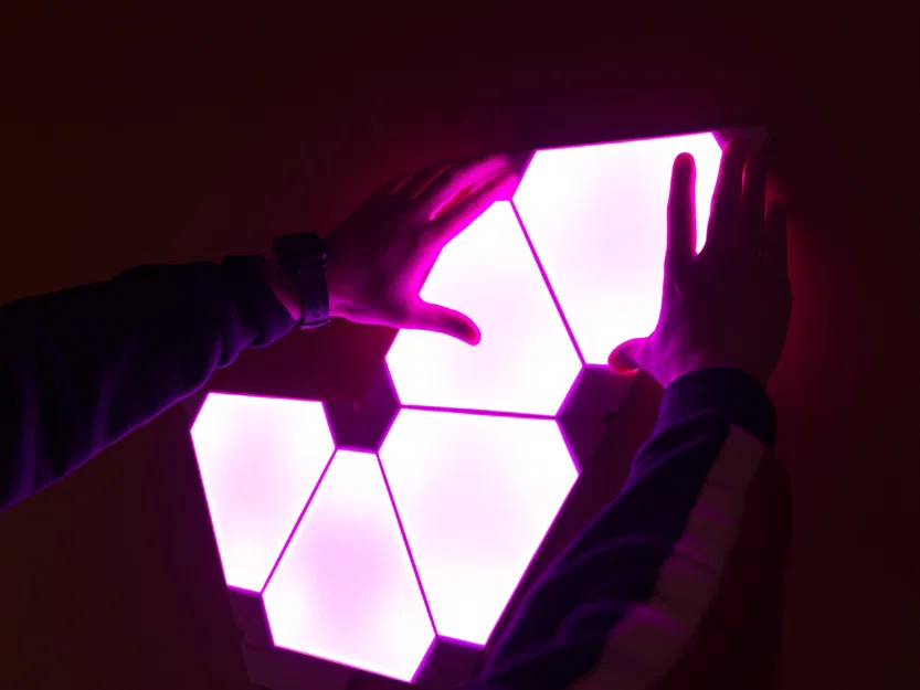 Nanoleaf Tam Giác Tự Làm Không Cần Neopixels - Image 1