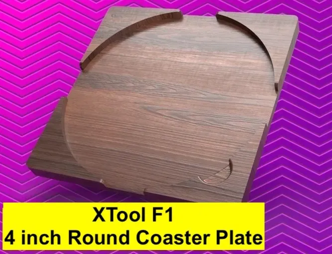 Đĩa đỡ tròn 4 inch cho máy khắc laser XTool F1 - Image 1