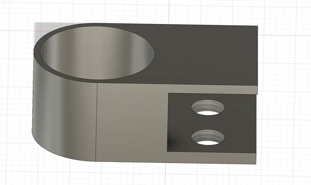 Giá đỡ cốc với ốc giữ M30 cho bàn làm việc Ikea - Image 4