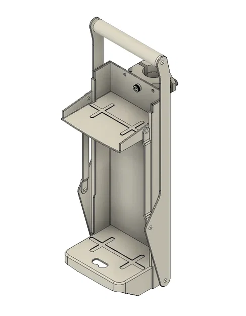 Giá đỡ cho máy nghiền lon trên kệ dây 1 inch - Image 1