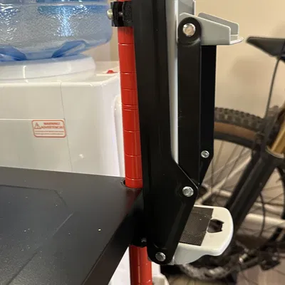 Giá đỡ cho máy nghiền lon trên kệ dây 1 inch