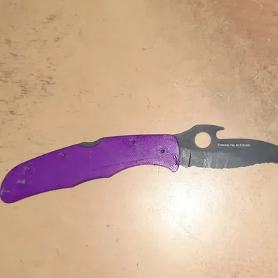 Thay thế tay cầm cho dao Spyderco Matriarch