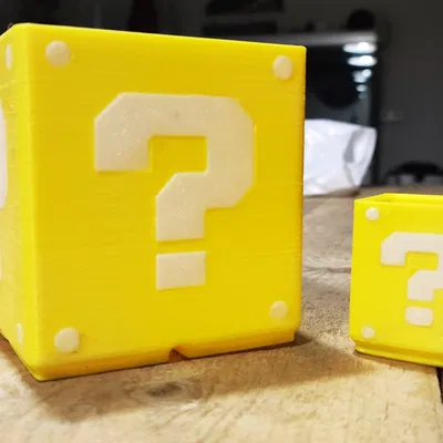 Khối câu hỏi Mario cho bộ sưu tập Gridfinity