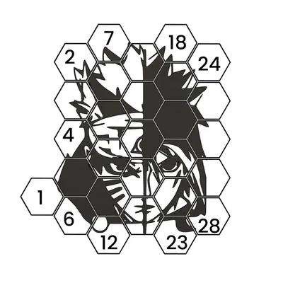 Nghệ thuật tường Naruto phong cách anime