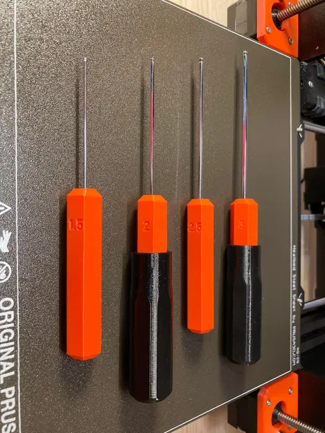 Tay cầm chìa khóa allen PRUSA với nhiều kích thước đầu chuyể... - Image 1