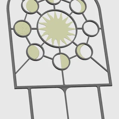 Giá đỡ cây trồng hình mặt trăng qua các giai đoạn