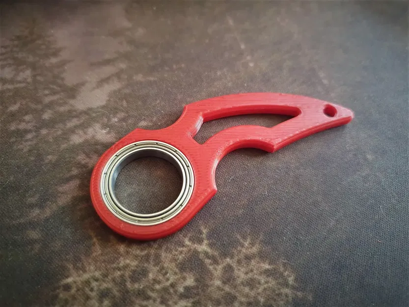 Móc khóa spinner Karambit độc đáo và tiện lợi - Image 1