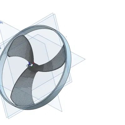 Lưỡi quạt ép với bảo vệ ngón tay