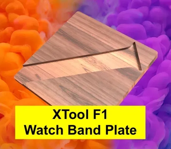 Bảng đỡ dây đeo đồng hồ cho máy khắc laser XTool F1 - Image 1