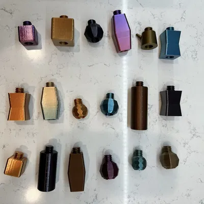 Gậy phép thuật dành cho phù thủy in từ Openscad