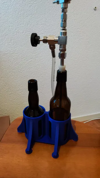 Giá đỡ chai bia cho quá trình đóng chai tại nhà - Image 1