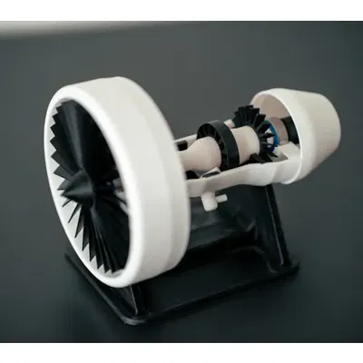 Động cơ phản lực Turbofan hoạt động bằng không khí nén