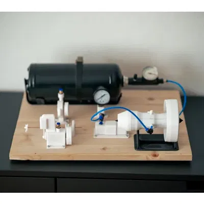 Động cơ phản lực Turbofan hoạt động bằng không khí nén