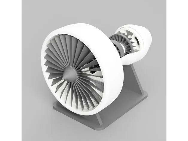 Động cơ phản lực Turbofan hoạt động bằng không khí nén - Image 5