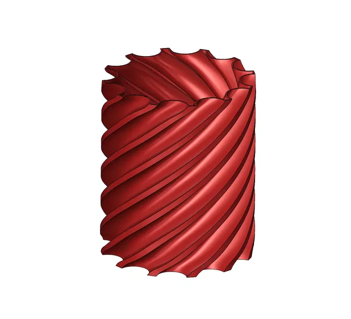 Bình hoa xoắn độc đáo cho trang trí nội thất - Image 1