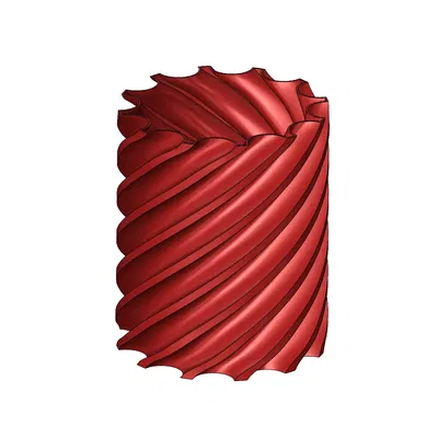 Bình hoa xoắn độc đáo cho trang trí nội thất