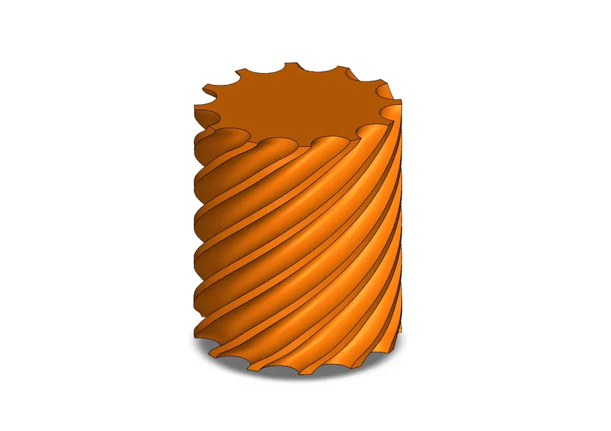 Bình hoa xoắn độc đáo cho trang trí nội thất - Image 2