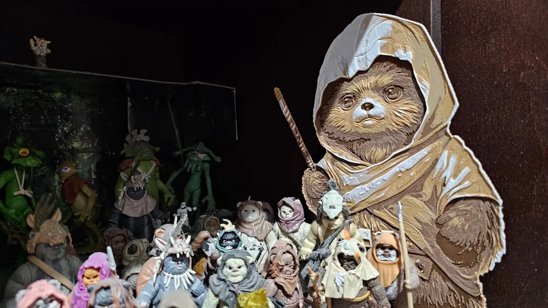 Gấu bông không gian Ewok Eewatcha trong Star Wars - Image 1