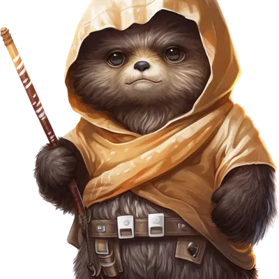 Gấu bông không gian Ewok Eewatcha trong Star Wars