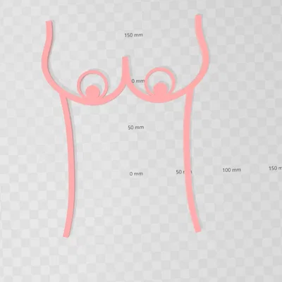 Giá đỡ cây cảnh hình ngực phụ nữ độc đáo