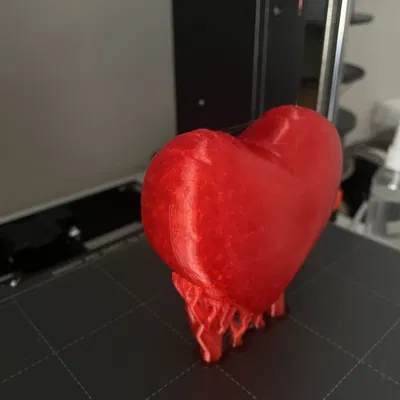 Bóng bay hình trái tim dễ thương tạo ra từ Blender