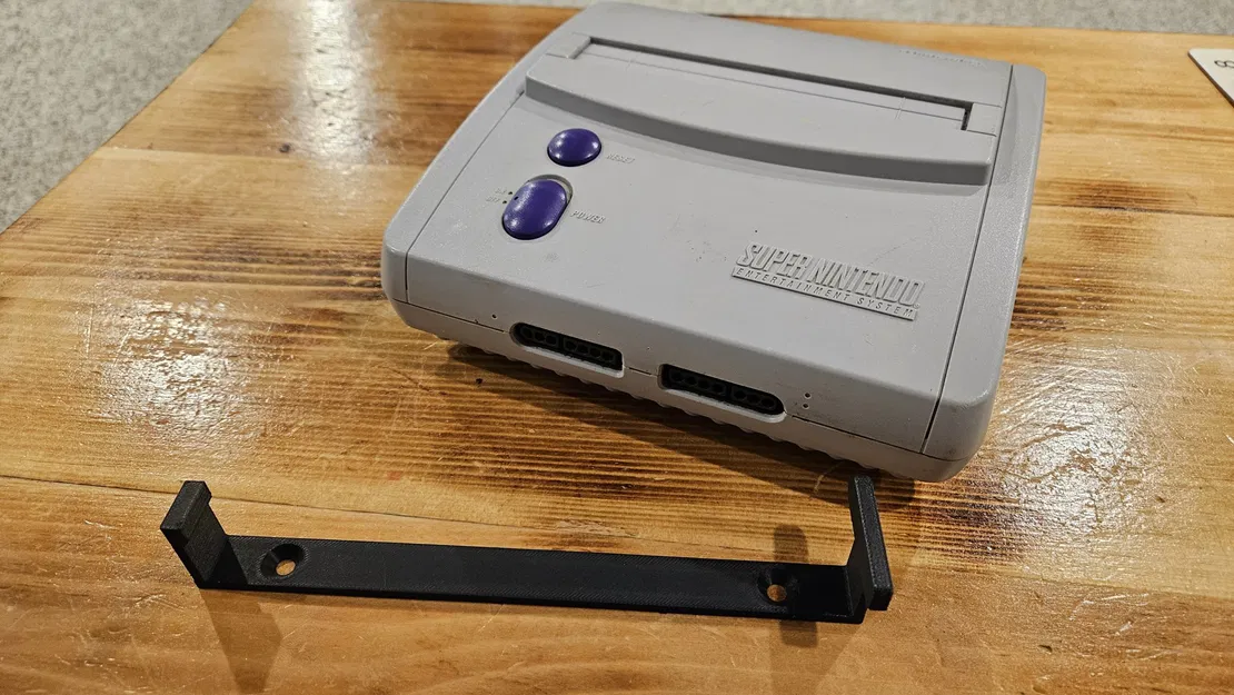 Giá đỡ tường cho Nintendo SNES phong cách tối giản - Image 1