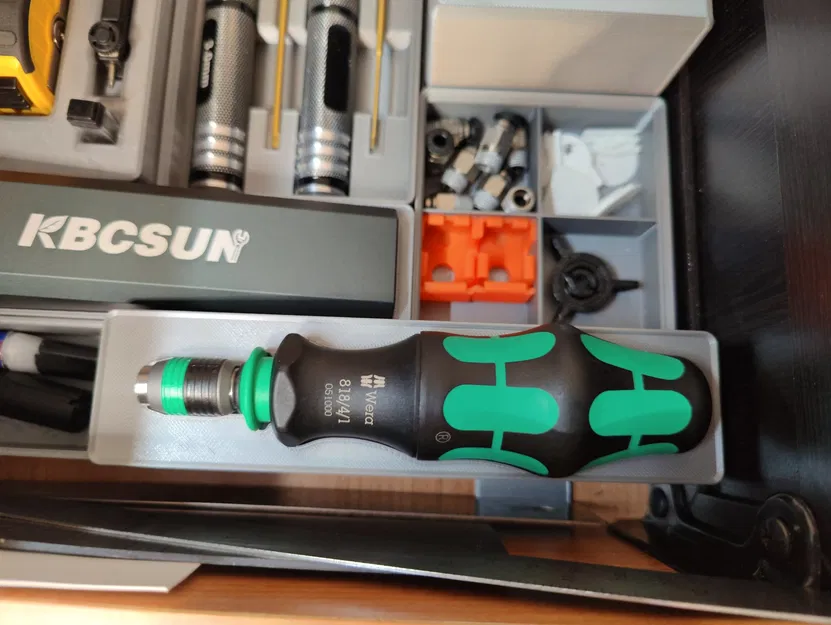 Giá đỡ tua vít Wera 818/4/1 cho Gridfinity - Image 5