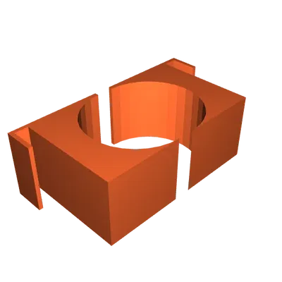 Giá đỡ ống kim loại 76,1 cắt