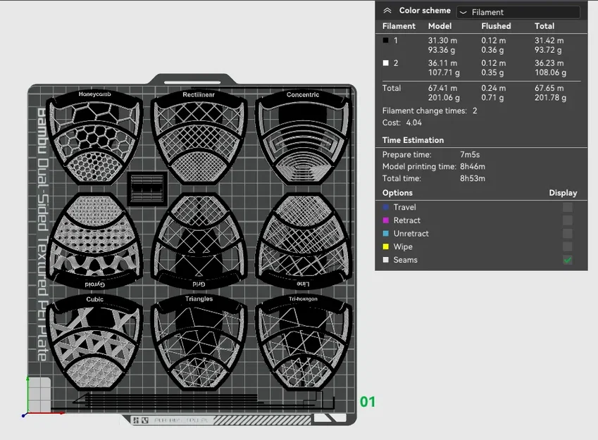 Mẫu họa tiết lấp đầy Bambu Labs cho máy in 3D - Image 4