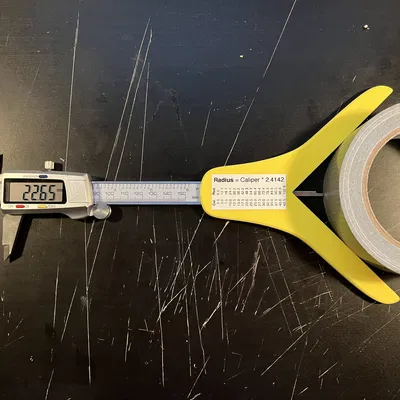 Thước đo bán kính cho thước kẹp kỹ thuật số 16mm