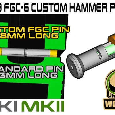 JIG chế tạo chốt búa tùy chỉnh cho FGC-9 và FGC-6