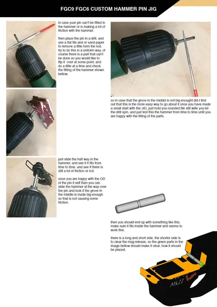 JIG chế tạo chốt búa tùy chỉnh cho FGC-9 và FGC-6 - Image 3