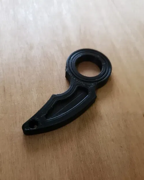 Móc khóa karambit với ổ bi in sẵn - Image 3