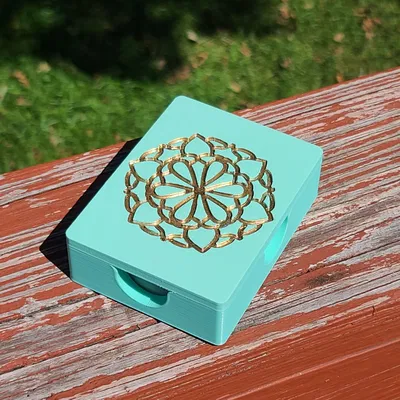 Giá đỡ thẻ khẳng định hàng ngày với thiết kế Mandala