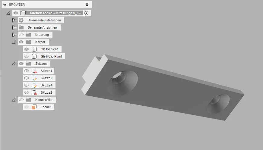 Giá đỡ chân bếp và kẹp tròn cho tủ bếp - Image 2