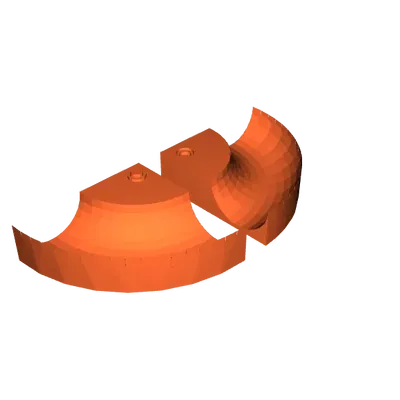 Cắt ống 63,5mm với góc 5 độ