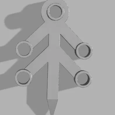 Giá đỡ cây giống như nhánh lego