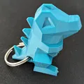 Móc khóa Totodile phong cách Low-Poly - Thumbnail 1