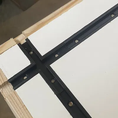 Giá đỡ T-track 8 inch và giao điểm 4 inch cho đồ gỗ