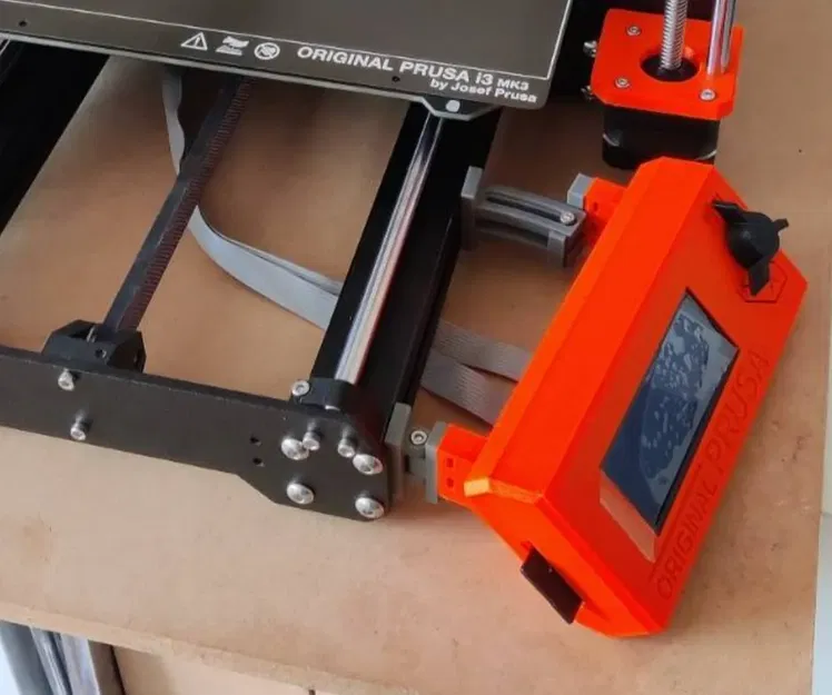 Giá đỡ màn hình LCD gắn bên cho Prusa MK4 hoặc i3 MK3S+ - Image 1