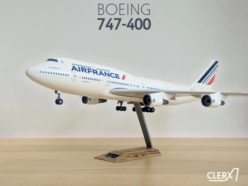 Mô hình máy bay Boeing 747-400 tỷ lệ 1:144 - Image 1
