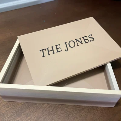 Hộp đựng ảnh 4x6 với nắp trượt cho quà tặng