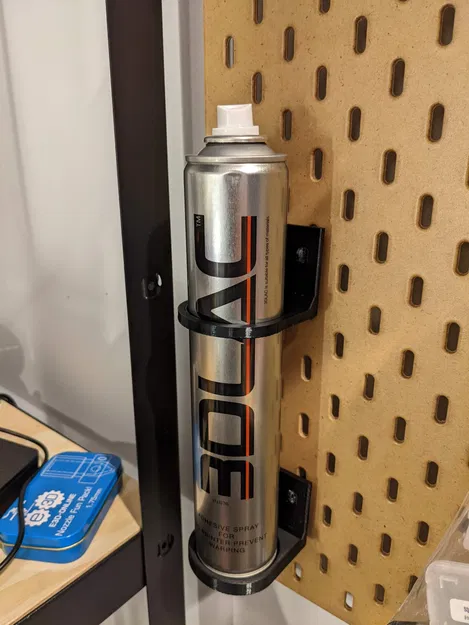 Giá đỡ chai xịt keo Skadis 3DLAC cho bàn làm việc - Image 1