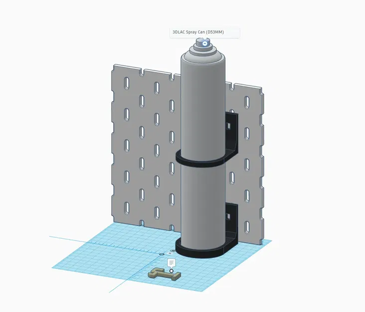 Giá đỡ chai xịt keo Skadis 3DLAC cho bàn làm việc - Image 2